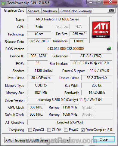 PowerColor HD 6870 X2 OC PowerColor HD 6870 X2 OC