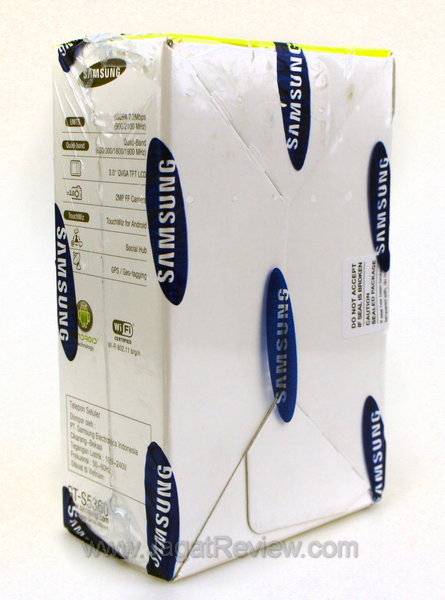 Preview Samsung Galaxy Y Kemasan Belakang