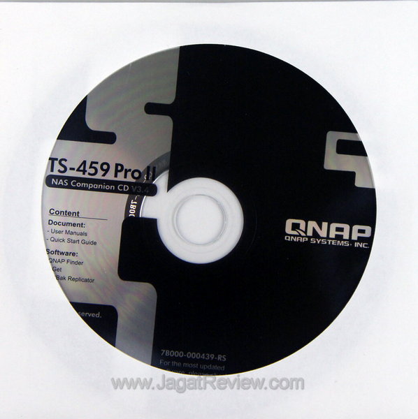 QNAP TS-459 Pro 2 - CD Utility QNAP TS 459 Pro 2 CD Utility