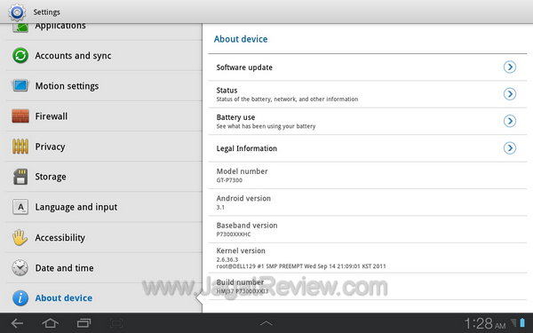 Samsung Galaxy Tab 8.9 - About Samsung Galaxy Tab 8.9 About