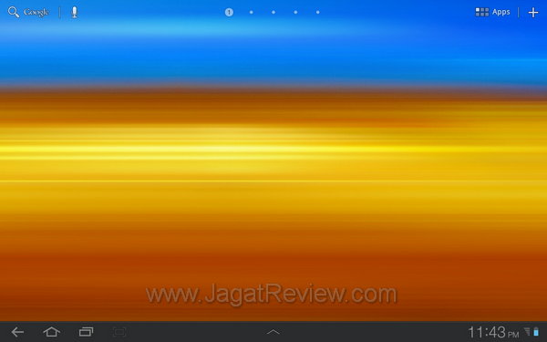 Samsung Galaxy Tab 8.9 - Homescreen 1 Samsung Galaxy Tab 8.9 Homescreen 1