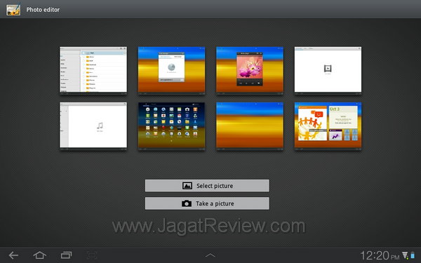 Samsung Galaxy Tab 8.9 - Photo Editor Samsung Galaxy Tab 8.9 Photo Editor