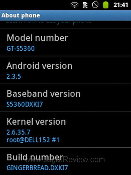 Samsung Galaxy Y - About Samsung Galaxy Y About