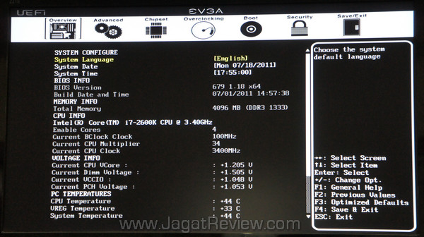 evga p67 ftw jagatreview bios 01 evga p67 ftw jagatreview bios 01