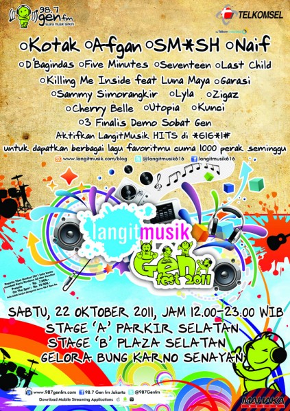 Game Online Turut Meramaikan GEN FEST 2011 2 gen fest 2011