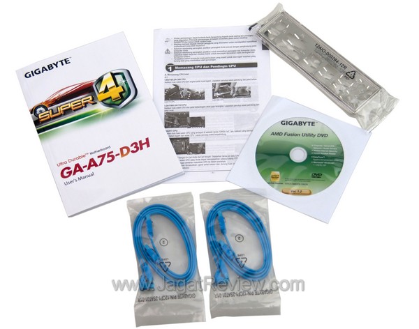gigabyte a75 d3h accessories