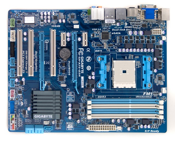 gigabyte a75 d3h board4