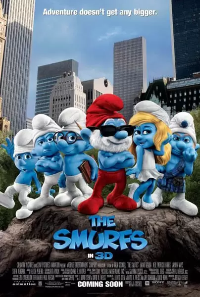 The Smurfs: Berpetualang di Dunia Live-Action untuk Pertama Kalinya 2 the smurfs poster