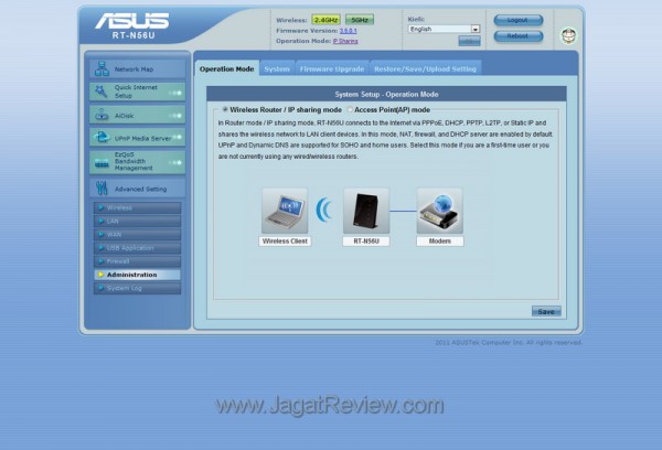 Asus RT-N56U - WebInterface25 Asus RT N56U WebInterface25