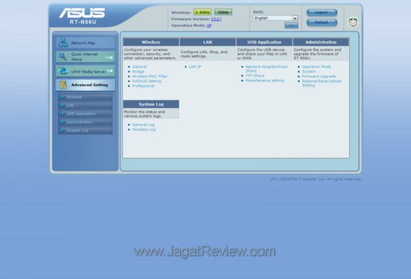 Asus RT-N56U - WebInterface35 Asus RT N56U WebInterface35