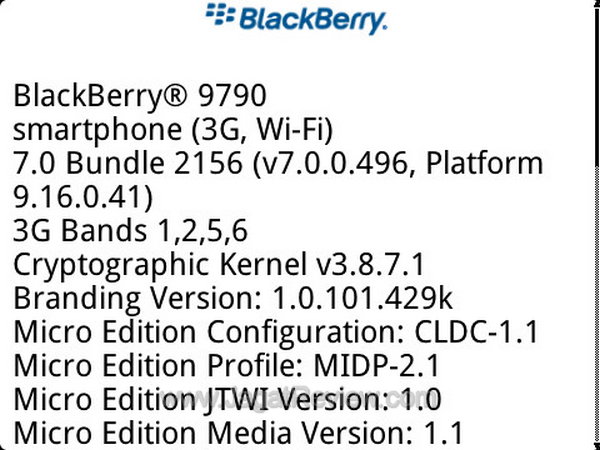 Blackberry Bold 9790 - About Blackberry Bold 9790 About