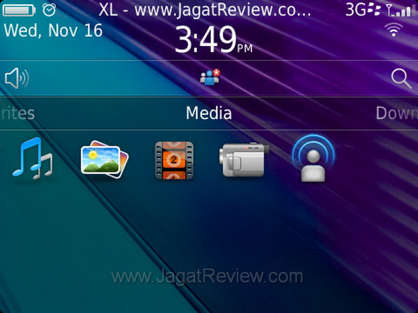 Blackberry Bold 9790 - Menu Media Blackberry Bold 9790 Menu Media