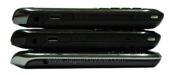 Blackberry Bold 9790 - Perbandingan samping Blackberry Bold 9790 Perbandingan samping