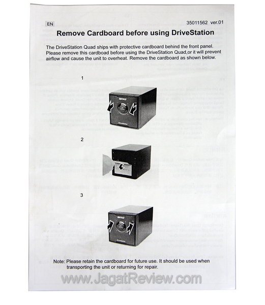 Buffalo Drivestation Quad USB 3 - Manual Buffalo Drivestation Quad USB 3 Manual