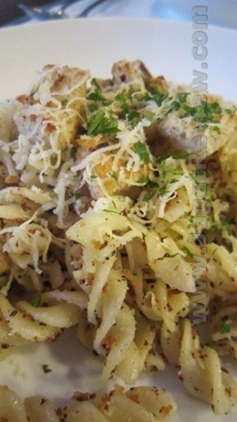 Fussili con il Pangratatto