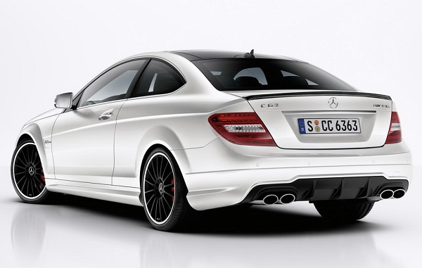 Mercedes-Benz C63 AMG Coupe (Back) Mercedes Benz C63 AMG Coupe Back