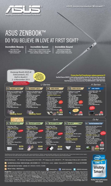Promo ASUS Indocomtech 2011
