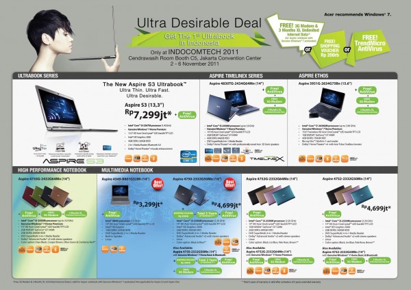 Promo Acer Indcomtech 2011 1