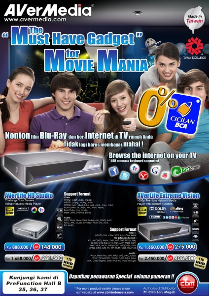 Promo Avermedia Indocomtech 2011 2