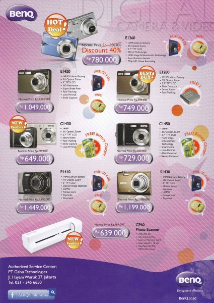 Promo BenQ Camcorder Indocomtech 2011 (2) Promo BenQ Camcorder Indocomtech 2011 2