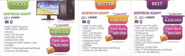 Promo Dell Indocomtech 2011 Desktop