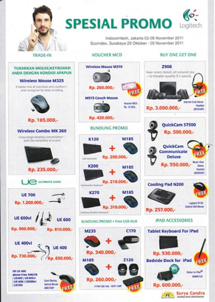 Promo Logitech Indocomtech 2011