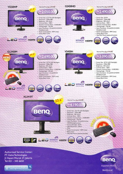 Promo Monitor BENQ Indocomtech 2011 1
