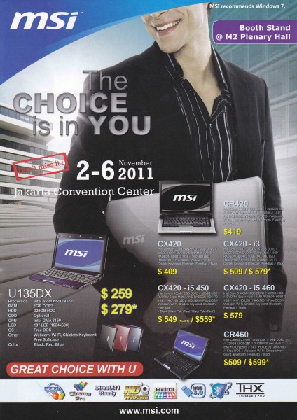 Promo Notebook MSI