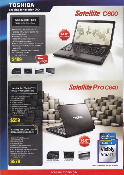 Promo Toshiba Indocomtech 2011 2