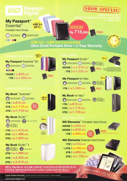 Promo Western Digital Indocomtech 2011 (2) Promo Western Digital Indocomtech 2011 2