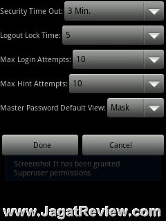 Security option Security option