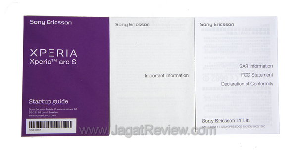 Sony Ericsson Xperia Arc S - Dokumentasi Sony Ericsson Xperia Arc S Dokumentasi