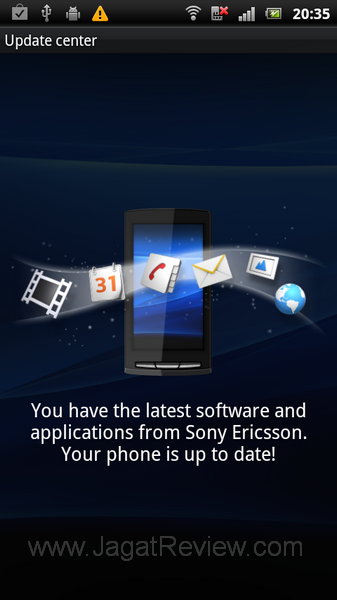 Xperia Play Update Center