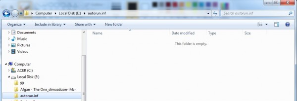 4 Tips Mencegah Masuknya Virus di Komputer 3 autorun