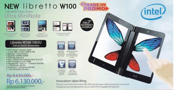 libretto w100