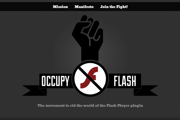 Gerakan Anti Adobe-Flash Mengemuka di Dunia Maya 4 occupy flash