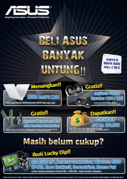 resizePromo Asus Component Indocomtech 2011