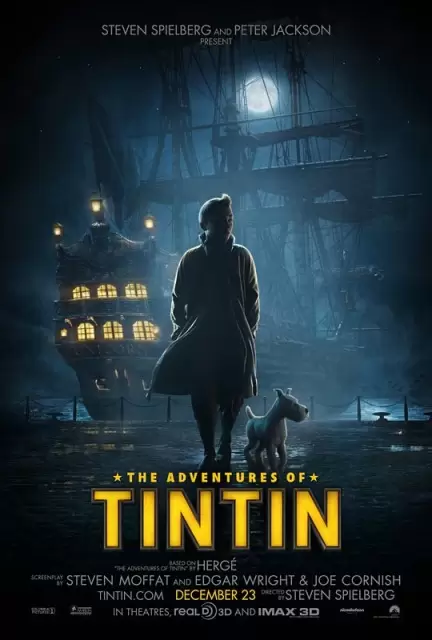 The Adventures of Tintin: Karya Sempurna dari Steven Spielberg dan Peter Jackson 7 the adventures of tintin movie poster