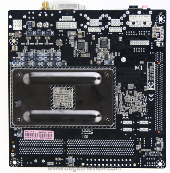 zotac a75 itx wifi jagatreview Board Back