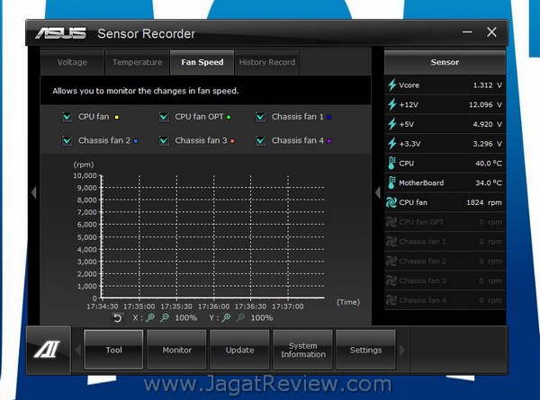 ASUS_P9X79_Pro_Utility_SensorRecorder_FanSpeed ASUS P9X79 Pro Utility SensorRecorder FanSpeed