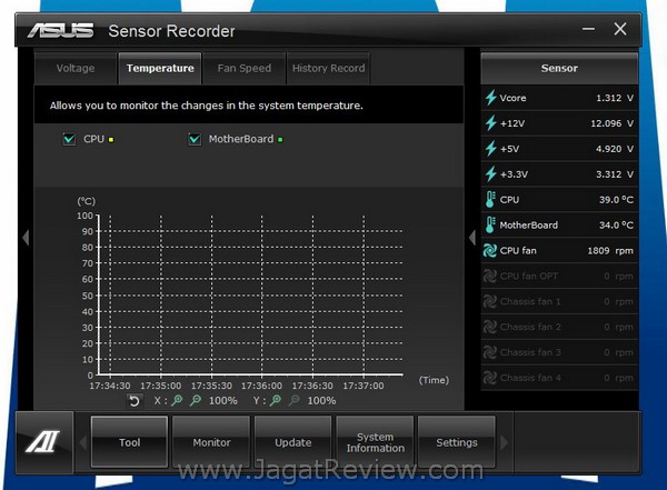 ASUS_P9X79_Pro_Utility_SensorRecorder_Temperature ASUS P9X79 Pro Utility SensorRecorder Temperature