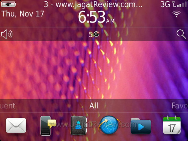 Blackberry Bold 9900 - Homescreen Blackberry Bold 9900 Homescreen