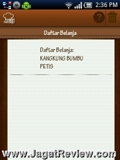 Daftar Belanja Daftar Belanja