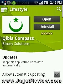 Review Android Apps - Qibla Compass: Penunjuk Arah Kiblat 2 Instalasi4