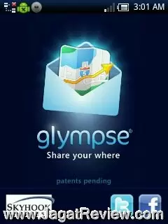 Review Android Apps - Glympse: Berbagi Lokasi dengan Kolega 3 Pertama11