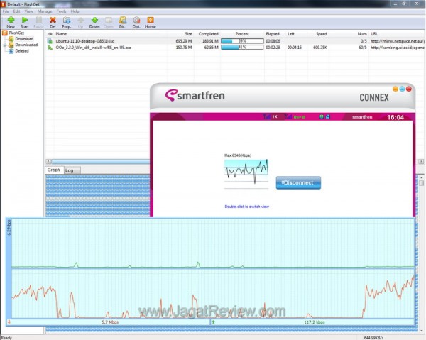 Smartfren CONNEX EVDO ZTE AC2791 DownloadTestEVDORevB2