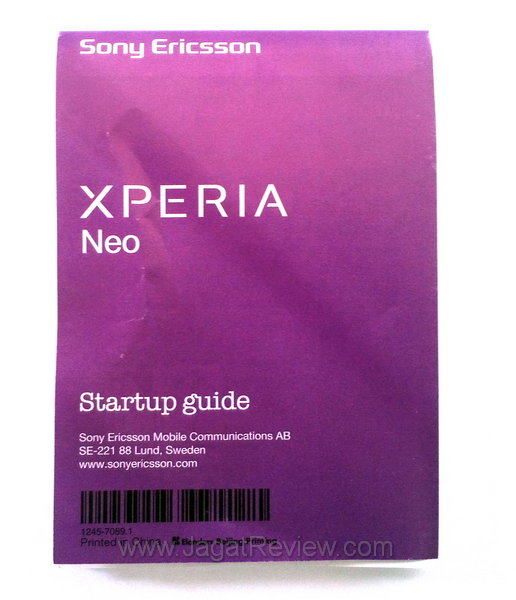 Xperia Neo - Dokumentasi Xperia Neo Dokumentasi