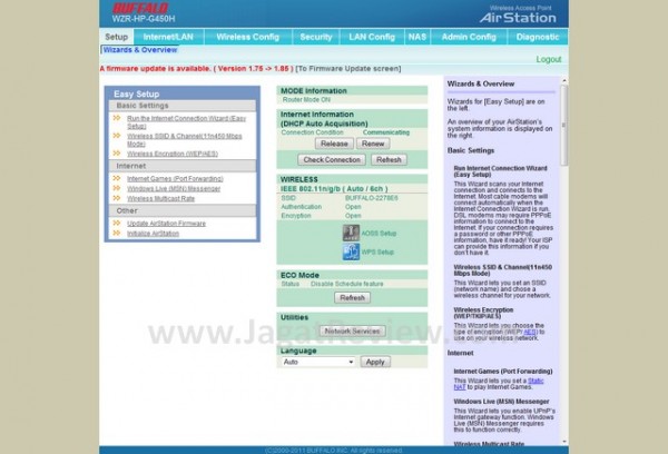 Buffalo WZR-HP-G450H - 1 Buffalo WZR HP G450H 1