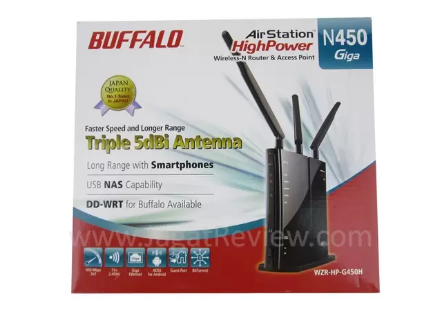 Hands-On Review: Buffalo AirStation WZR-HP-G450H - Wireless Router dengan Penampilan Garang 1 Buffalo WZR HP G450H 39 Ed1
