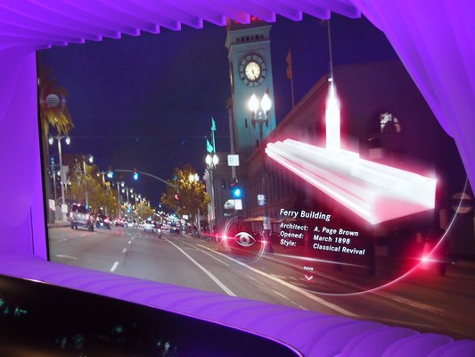 DICE: Sistem Infotainment Augmented Reality dari Mercedes-Benz 12 DICE landmark info